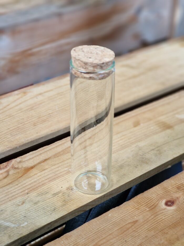 Stor glasflaske