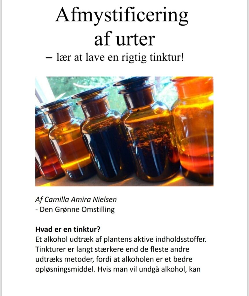 Gratis e-bog om tinkturer